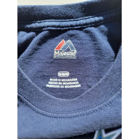 Joes Abreu All Star Shirt Men's M Medium Navy Blue MLB American League Majestic - Picture 5 of 5